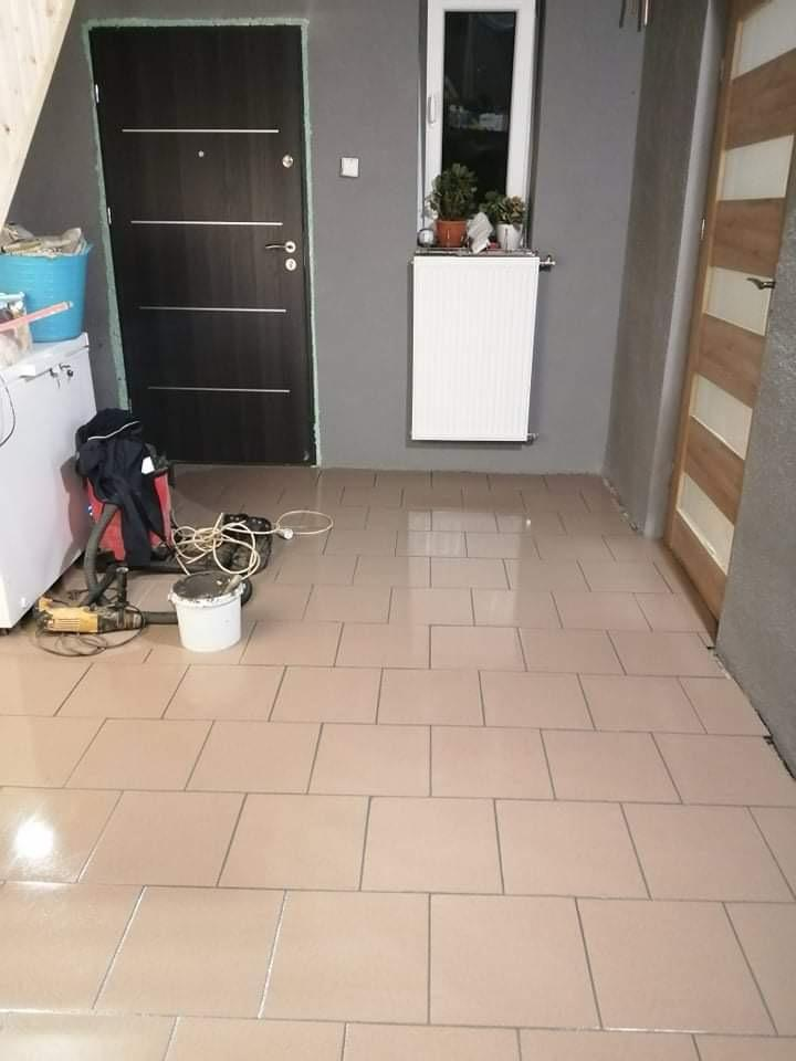Nově položená dlažba